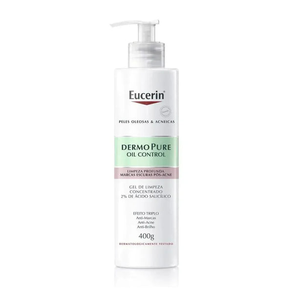 GEL DE LIMPEZA CONCENTRADO EUCERIN DERMO PURE OIL CONTROL 400G