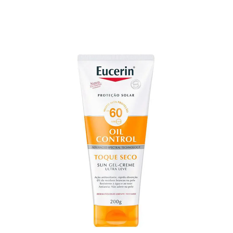 Eucerin Oil Control Protetor Solar Toque Seco Fps60 200Ml